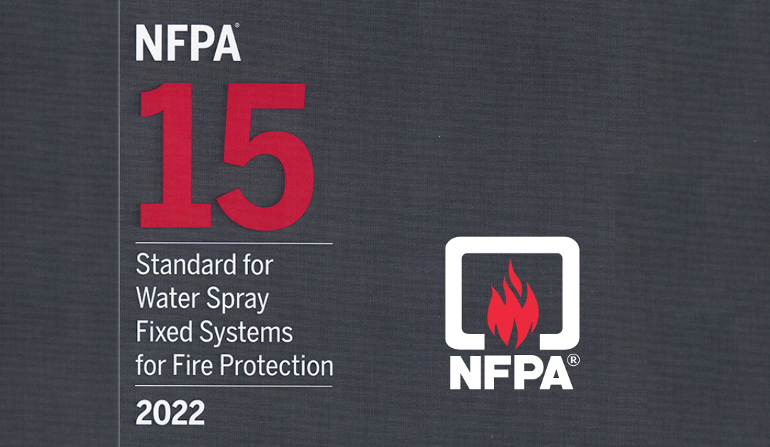 Norme NFPA 15, standard des systèmes fixes de pulvérisation d’eau